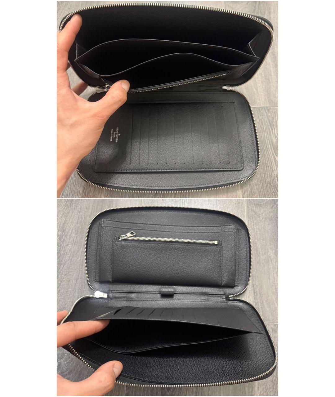 LOUIS VUITTON Черный кошелек, фото 8