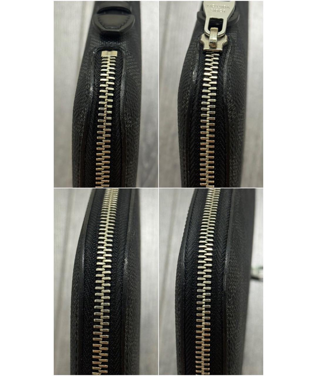 LOUIS VUITTON Черный кошелек, фото 5