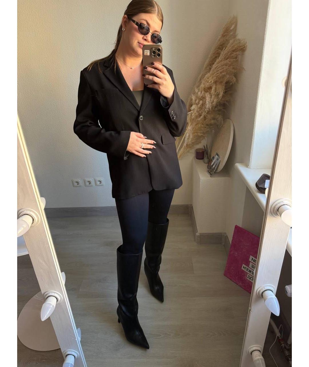 CELINE Черные металлические солнцезащитные очки, фото 5