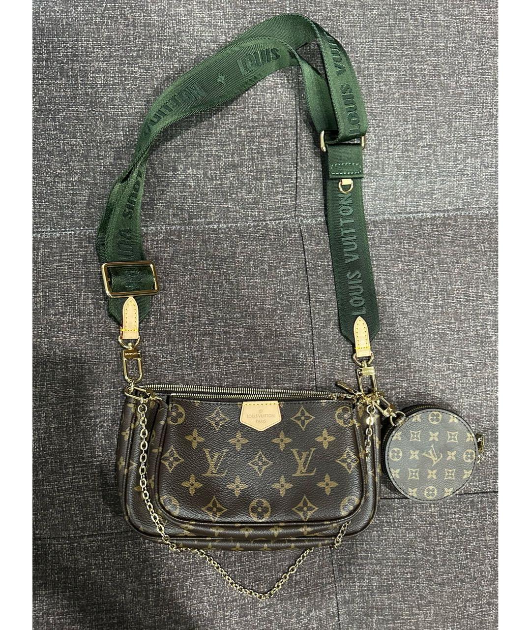 LOUIS VUITTON Коричневая сумка через плечо, фото 8