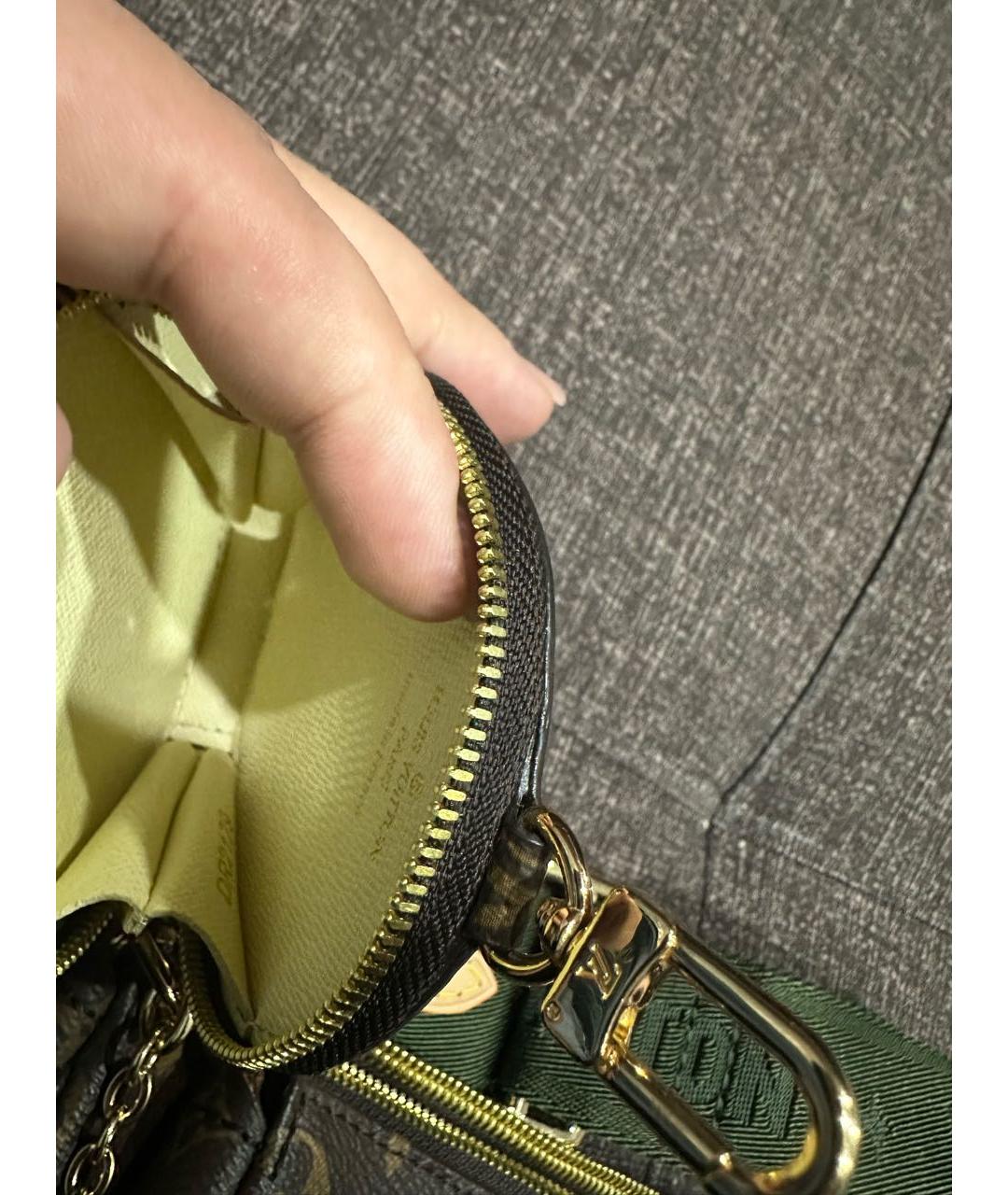 LOUIS VUITTON Коричневая сумка через плечо, фото 4