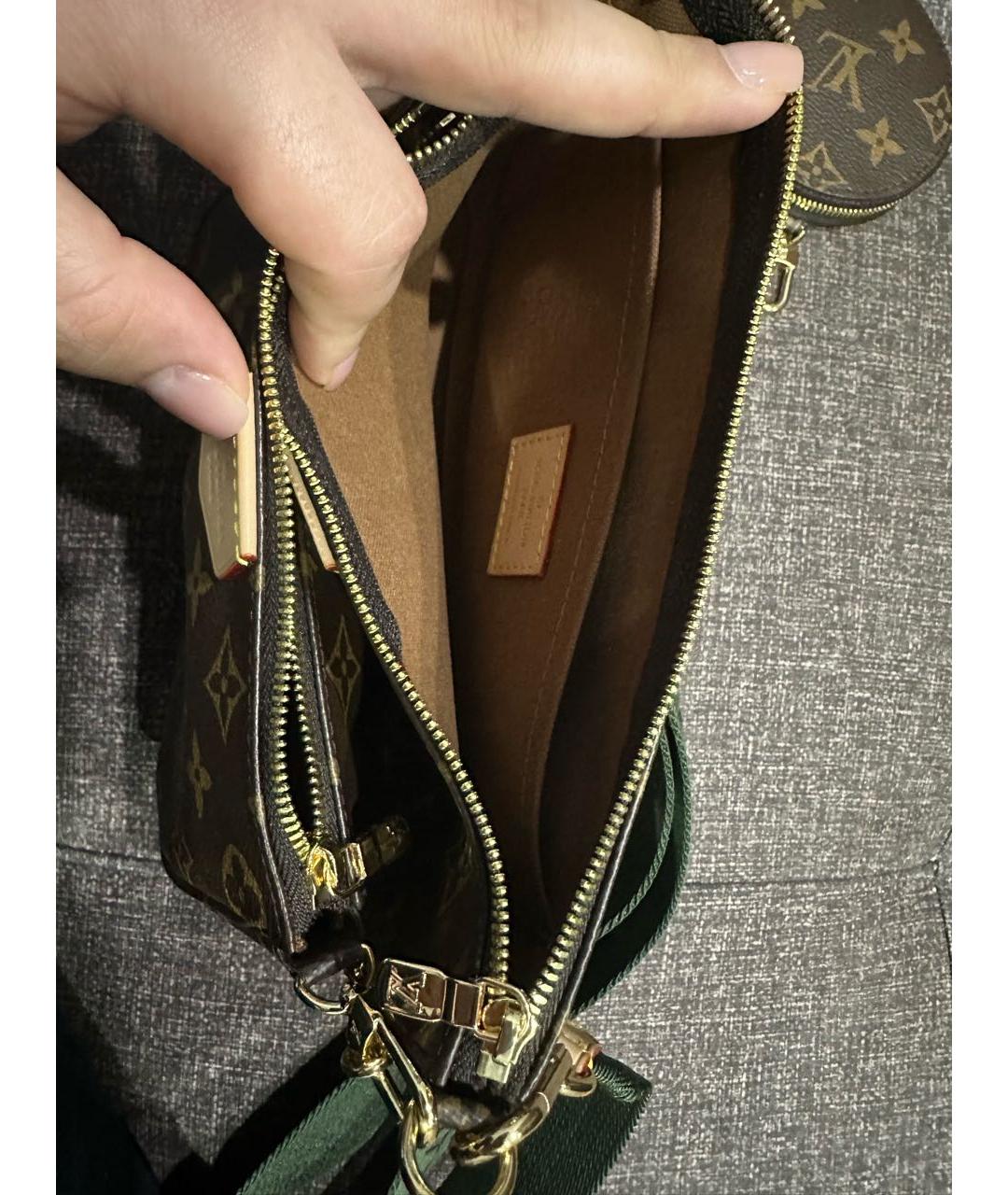 LOUIS VUITTON Коричневая сумка через плечо, фото 3