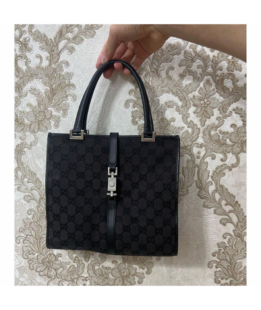 GUCCI Черная сумка с короткими ручками, фото 4