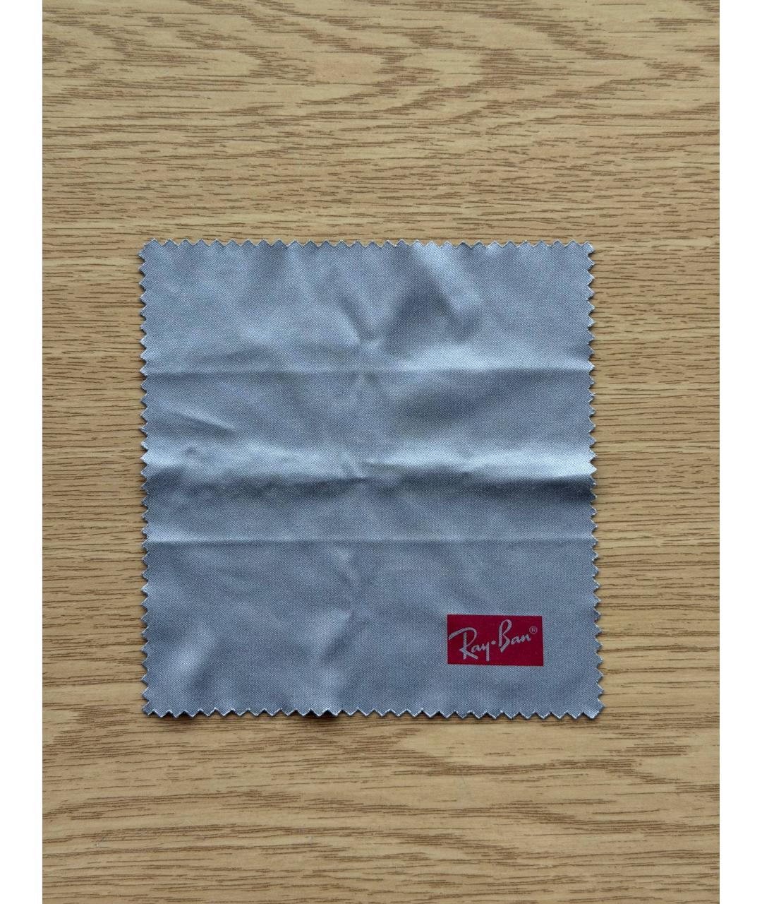 RAY BAN Коричневые металлические солнцезащитные очки, фото 5