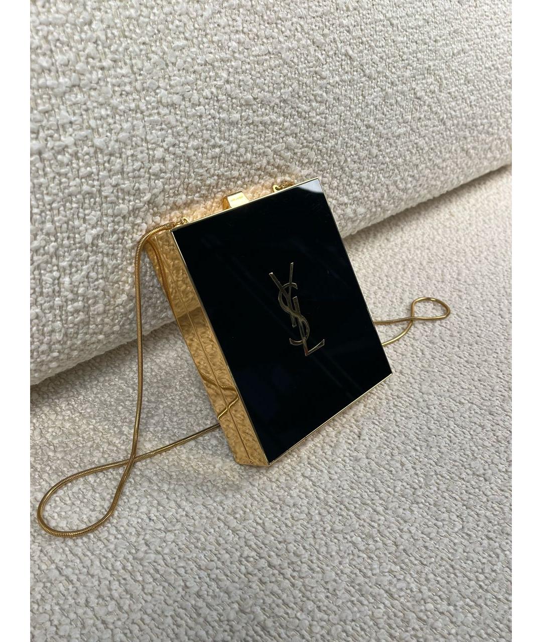 SAINT LAURENT Черная сумка через плечо, фото 2