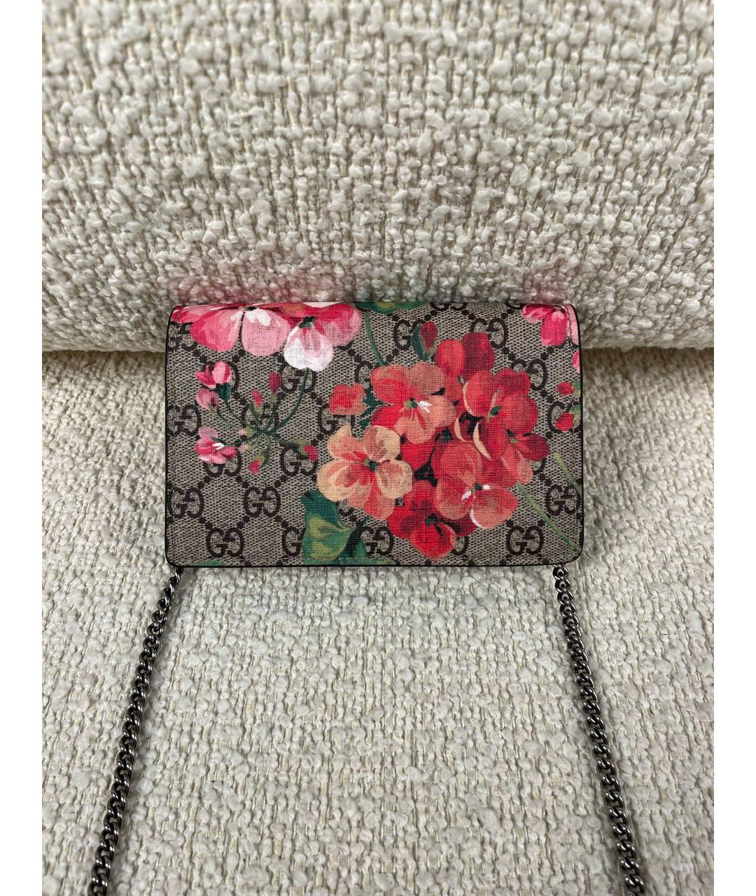 GUCCI Бежевая тканевая сумка через плечо, фото 3