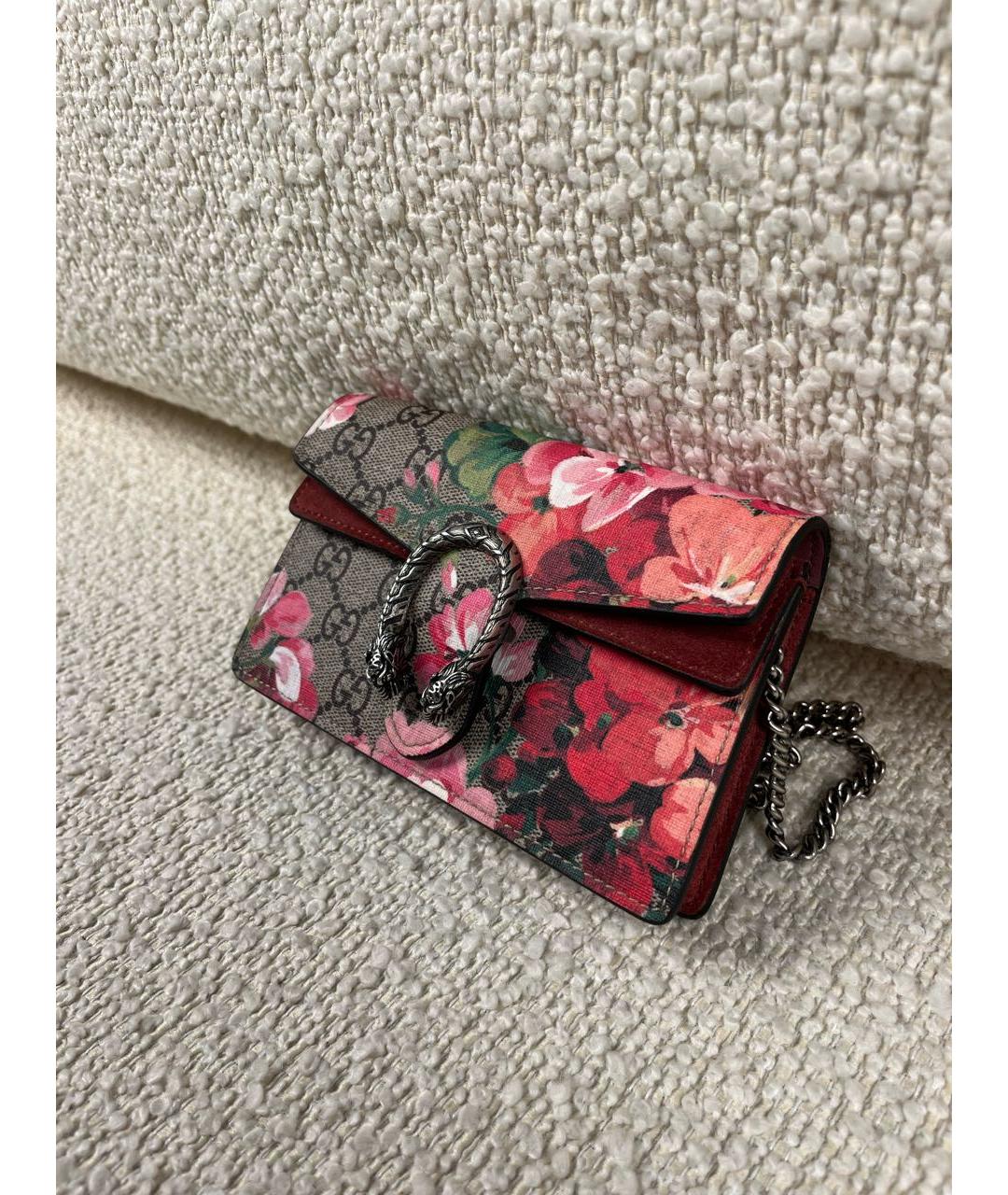 GUCCI Бежевая тканевая сумка через плечо, фото 5