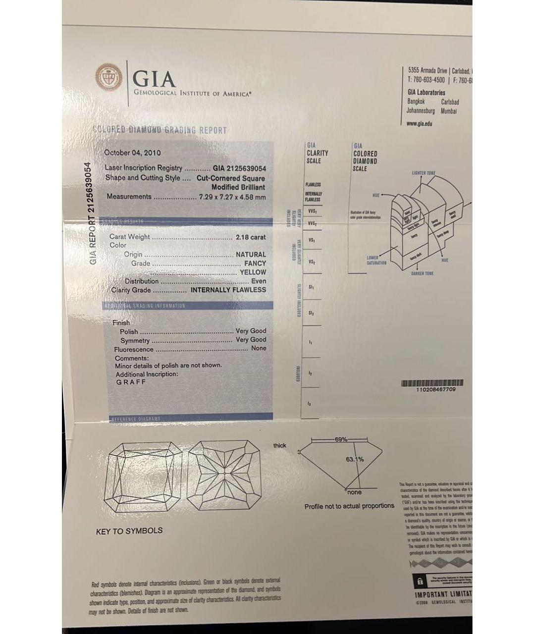 GRAFF Белые серьги из белого золота, фото 5