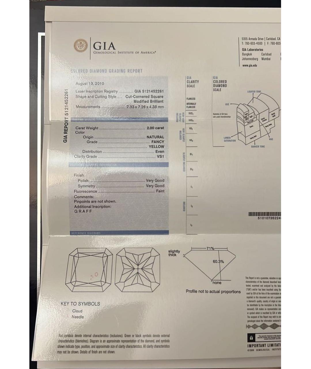 GRAFF Белые серьги из белого золота, фото 6