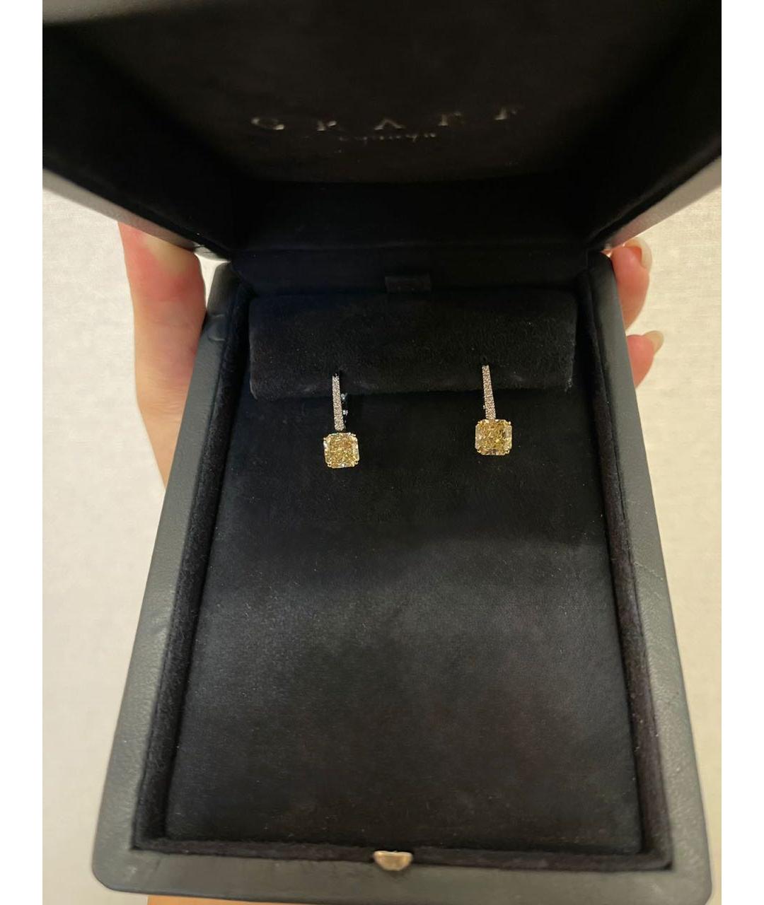 GRAFF Белые серьги из белого золота, фото 2