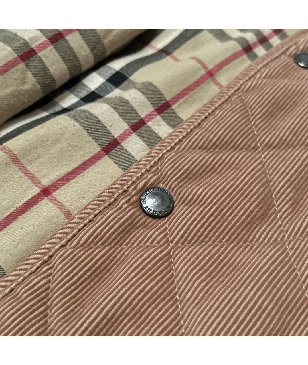 BURBERRY Горчичная хлопковая куртка, фото 4