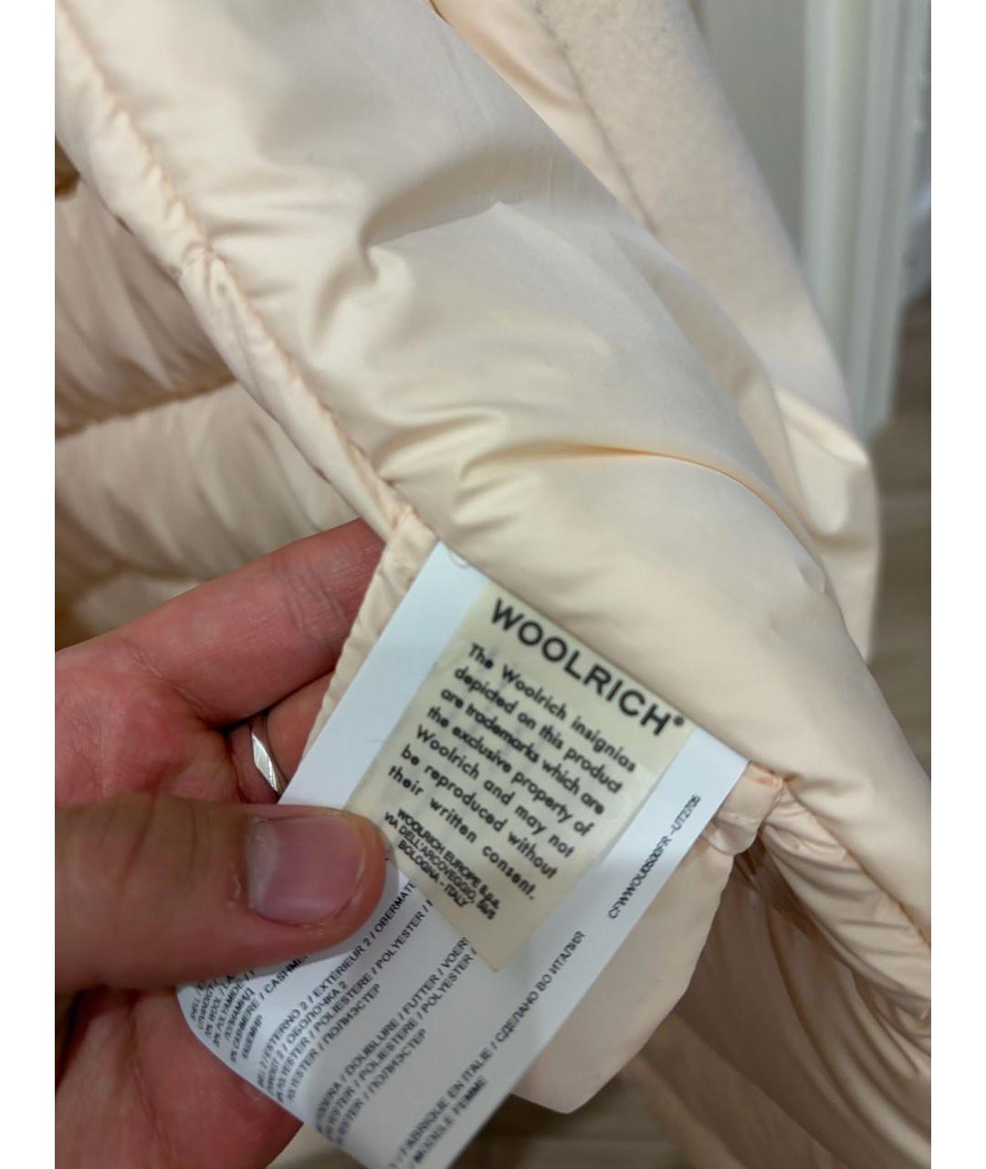 WOOLRICH Бежевое кашемировое пальто, фото 6