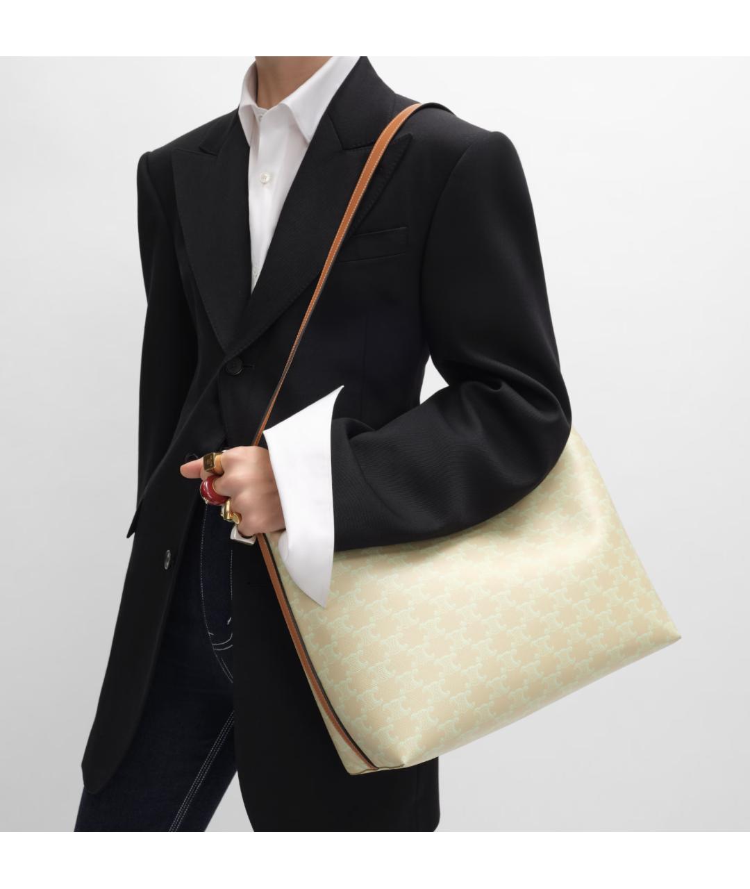 CELINE Зеленая сумка через плечо, фото 2