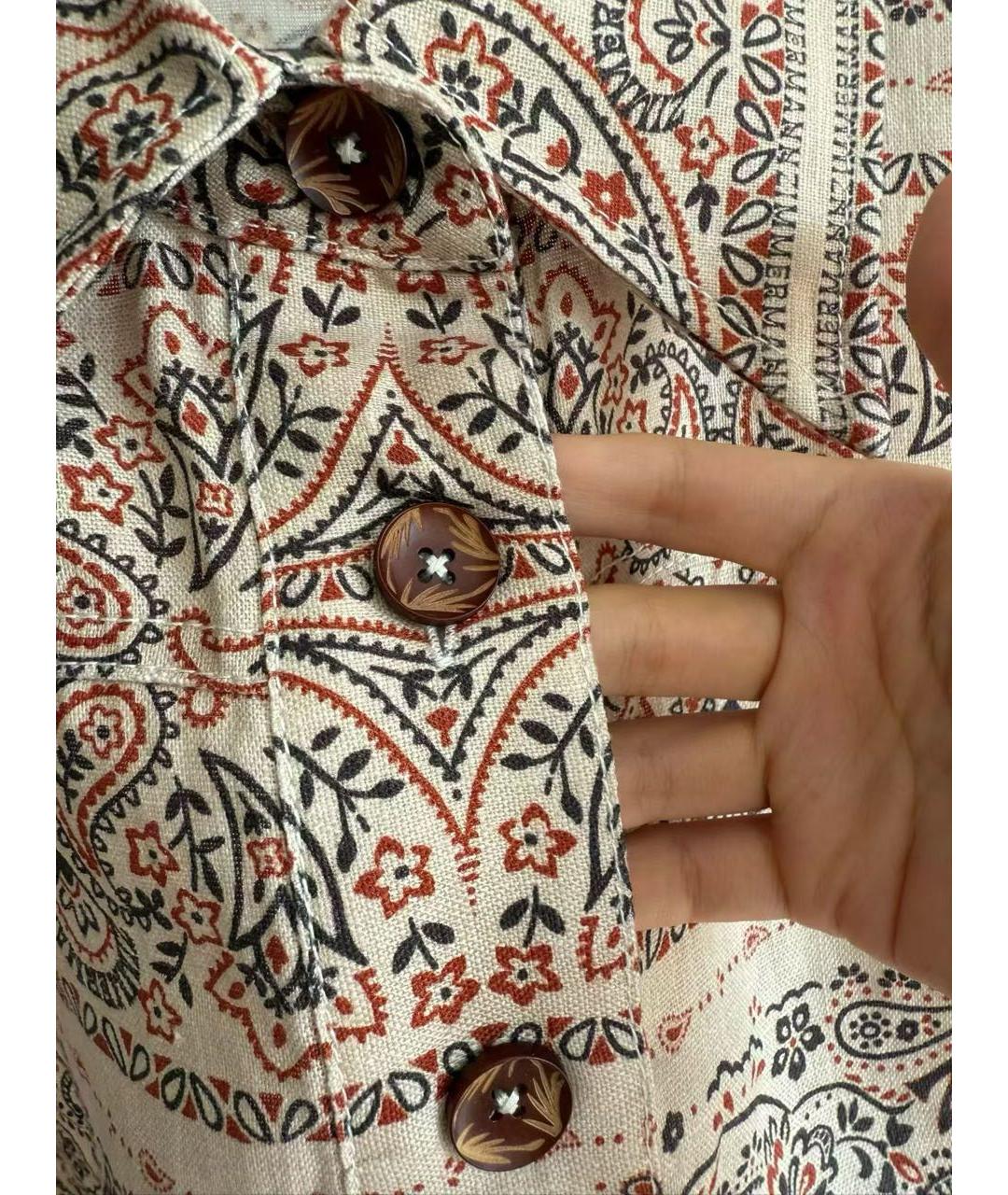 ZIMMERMANN Коричневое льняное платье, фото 2