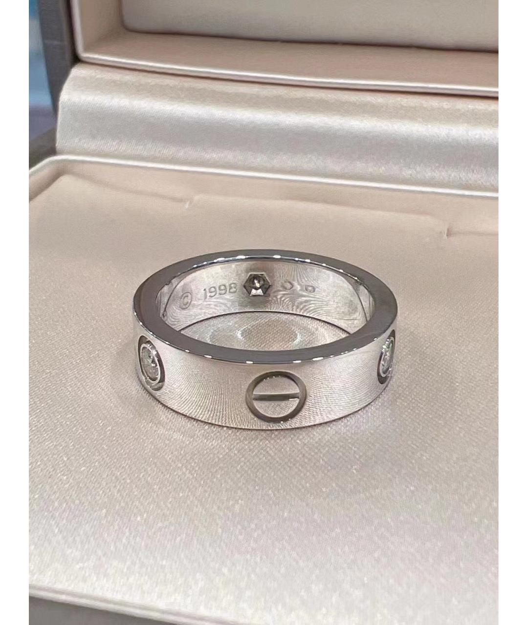 CARTIER Серебряное кольцо из белого золота, фото 3