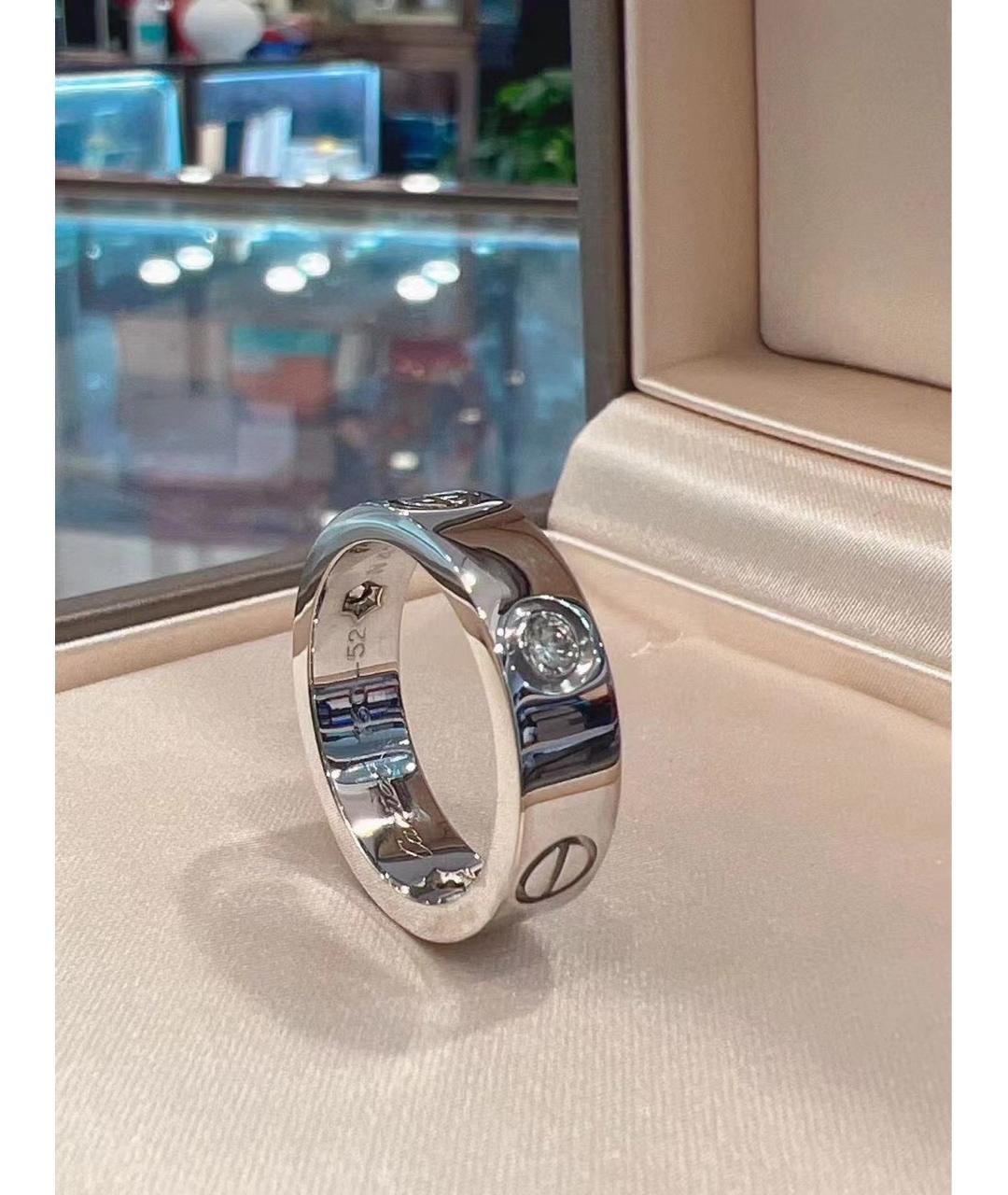 CARTIER Серебряное кольцо из белого золота, фото 6