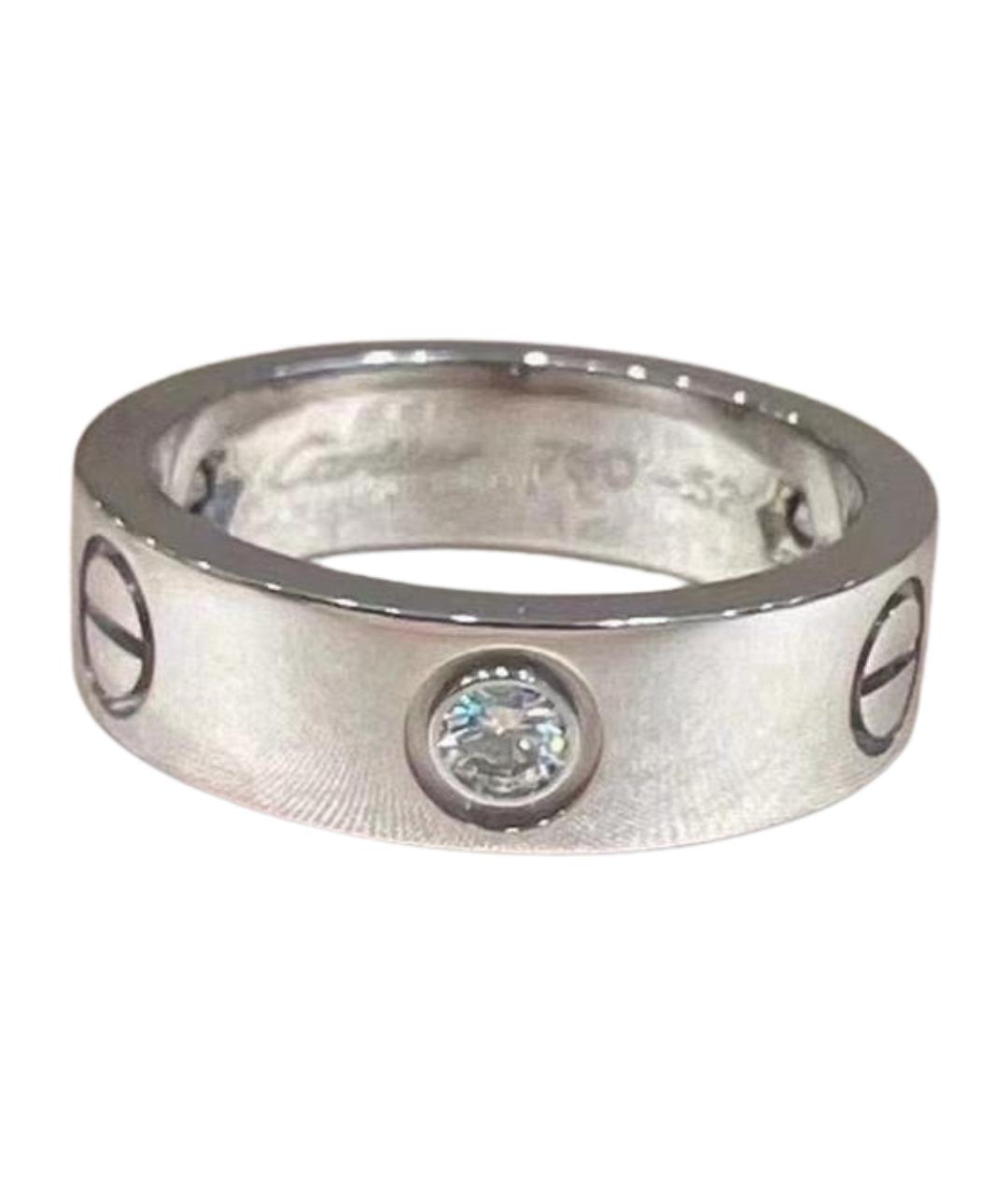CARTIER Серебряное кольцо из белого золота, фото 1