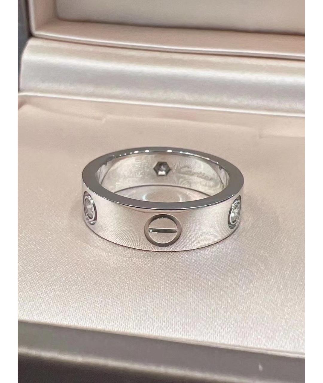 CARTIER Серебряное кольцо из белого золота, фото 2