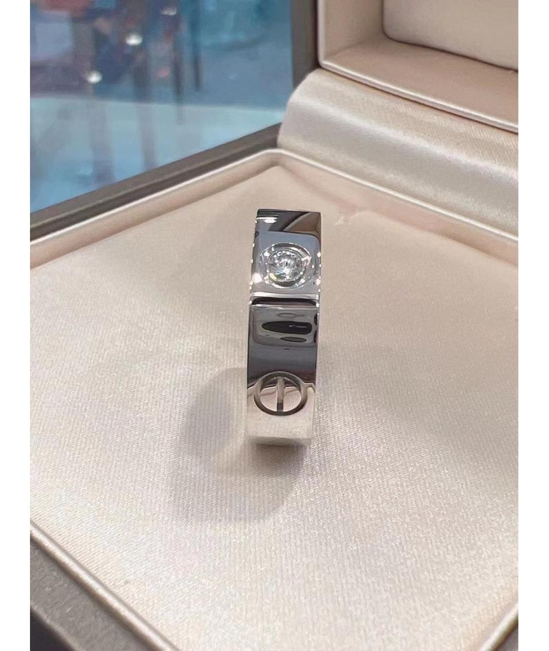 CARTIER Серебряное кольцо из белого золота, фото 4