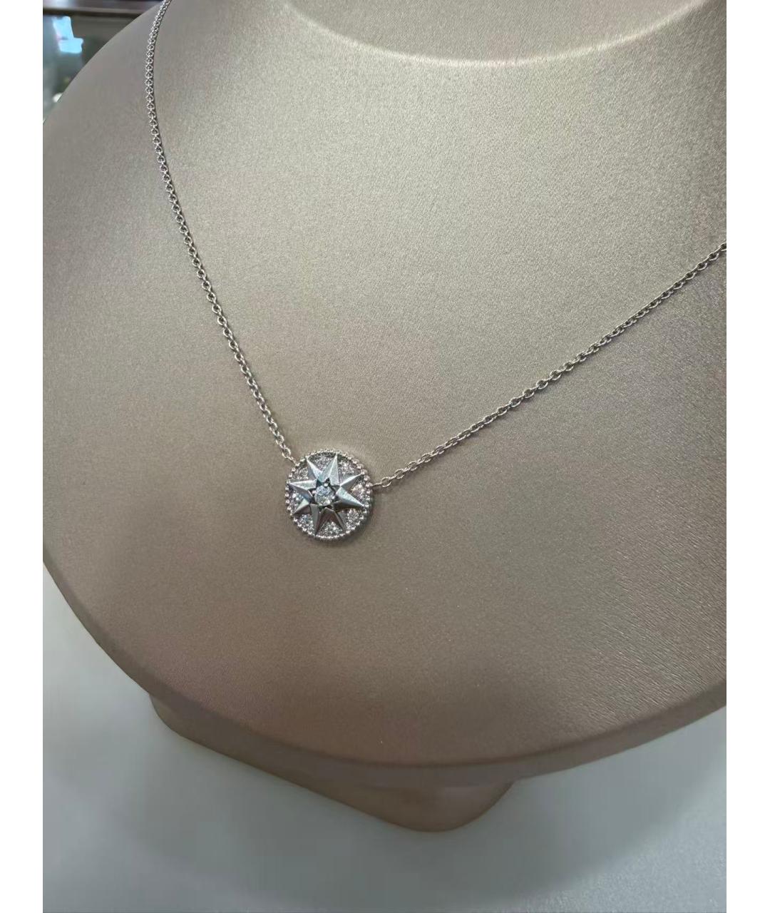 CHRISTIAN DIOR Серебряная подвеска из белого золота, фото 7