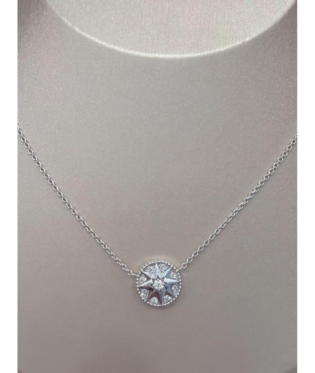 CHRISTIAN DIOR Серебряная подвеска из белого золота, фото 4