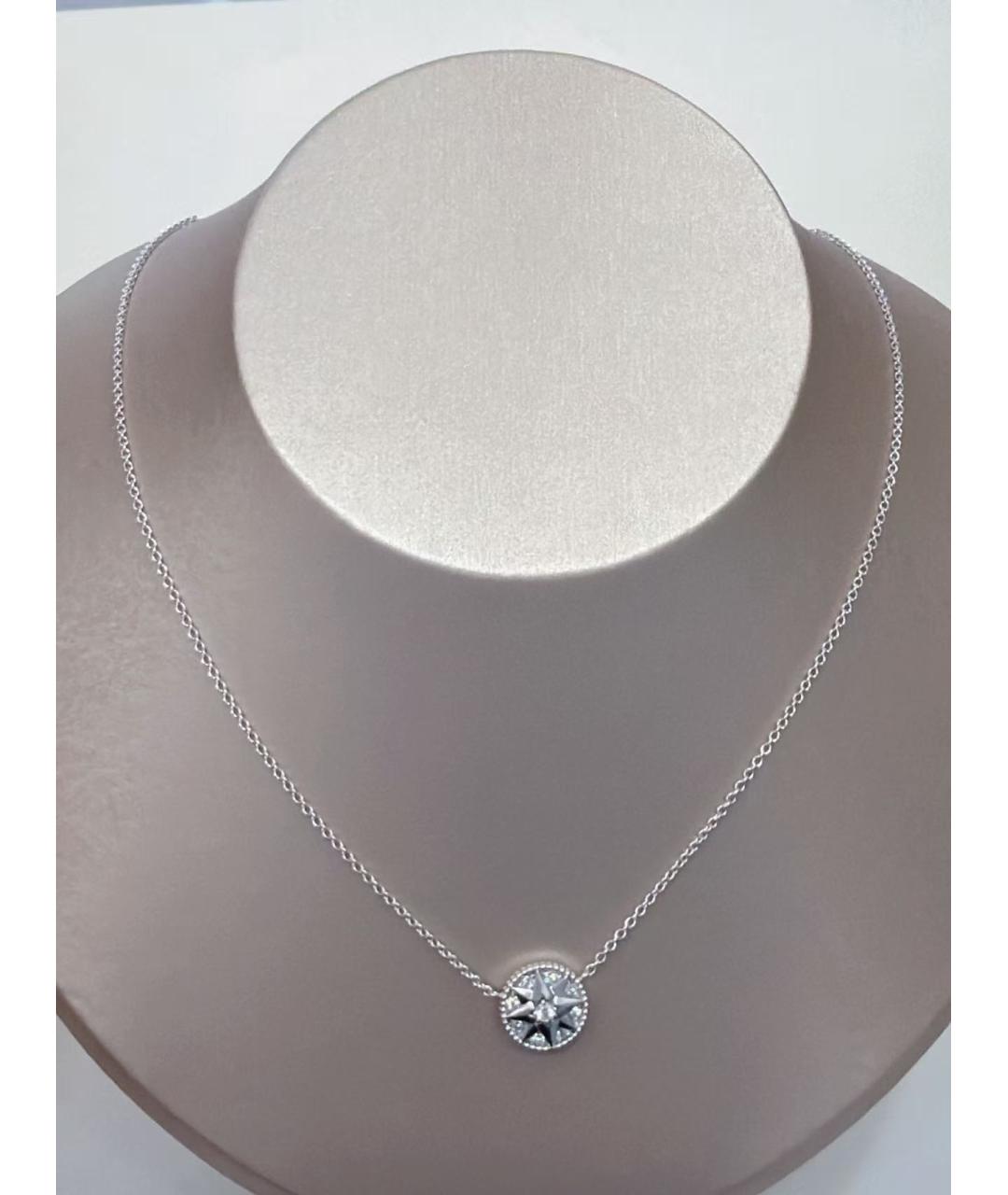 CHRISTIAN DIOR Серебряная подвеска из белого золота, фото 5