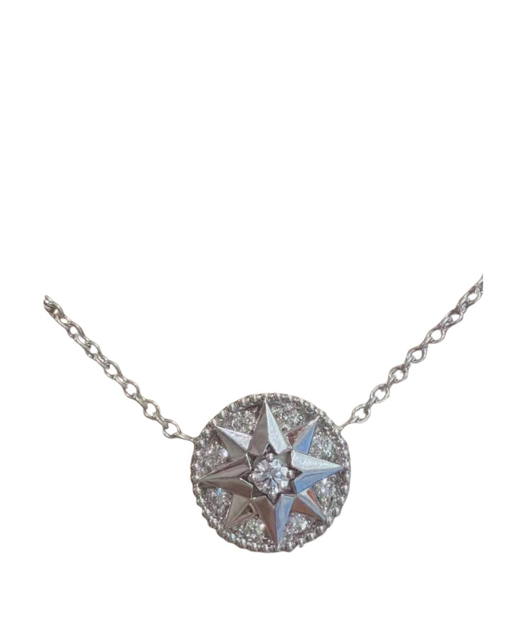 CHRISTIAN DIOR Серебряная подвеска из белого золота, фото 1