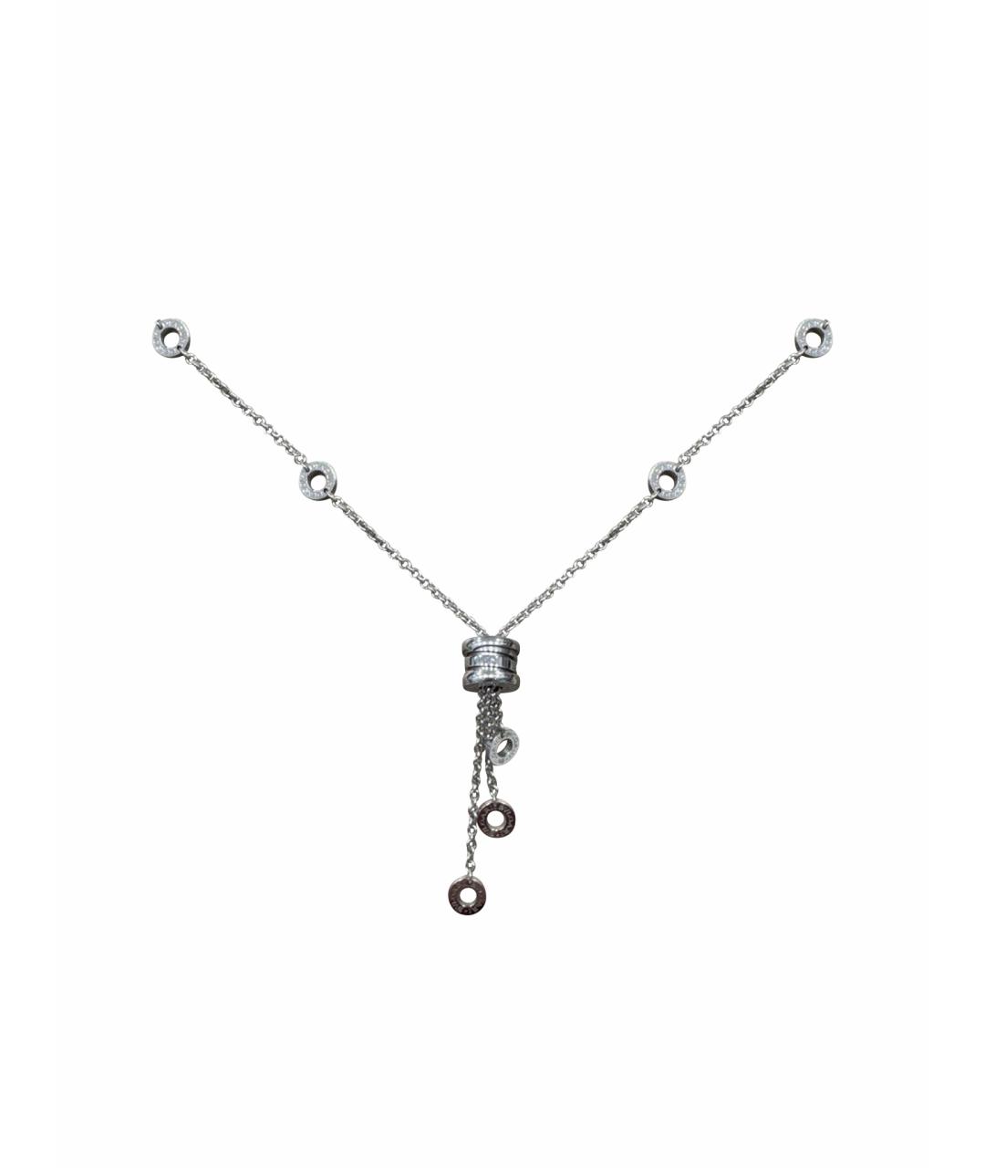 BVLGARI Серебряная подвеска из белого золота, фото 1