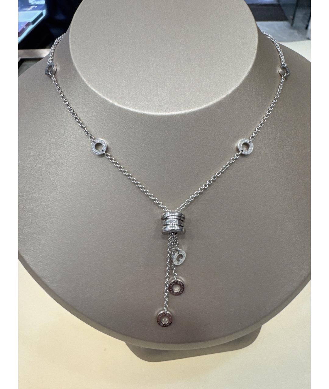 BVLGARI Серебряная подвеска из белого золота, фото 9