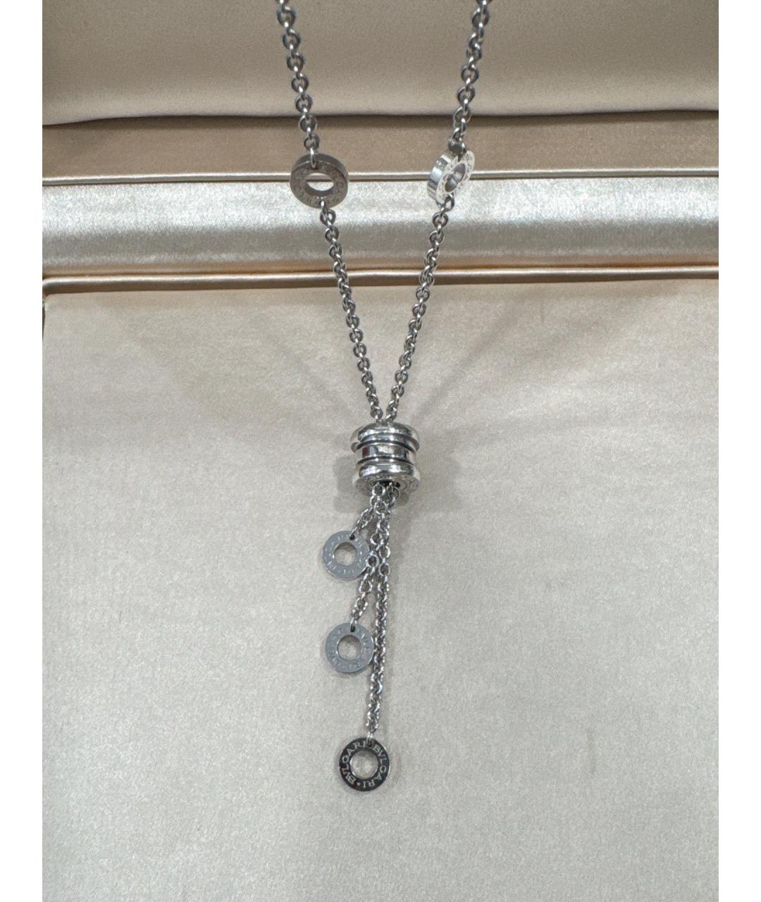 BVLGARI Серебряная подвеска из белого золота, фото 6
