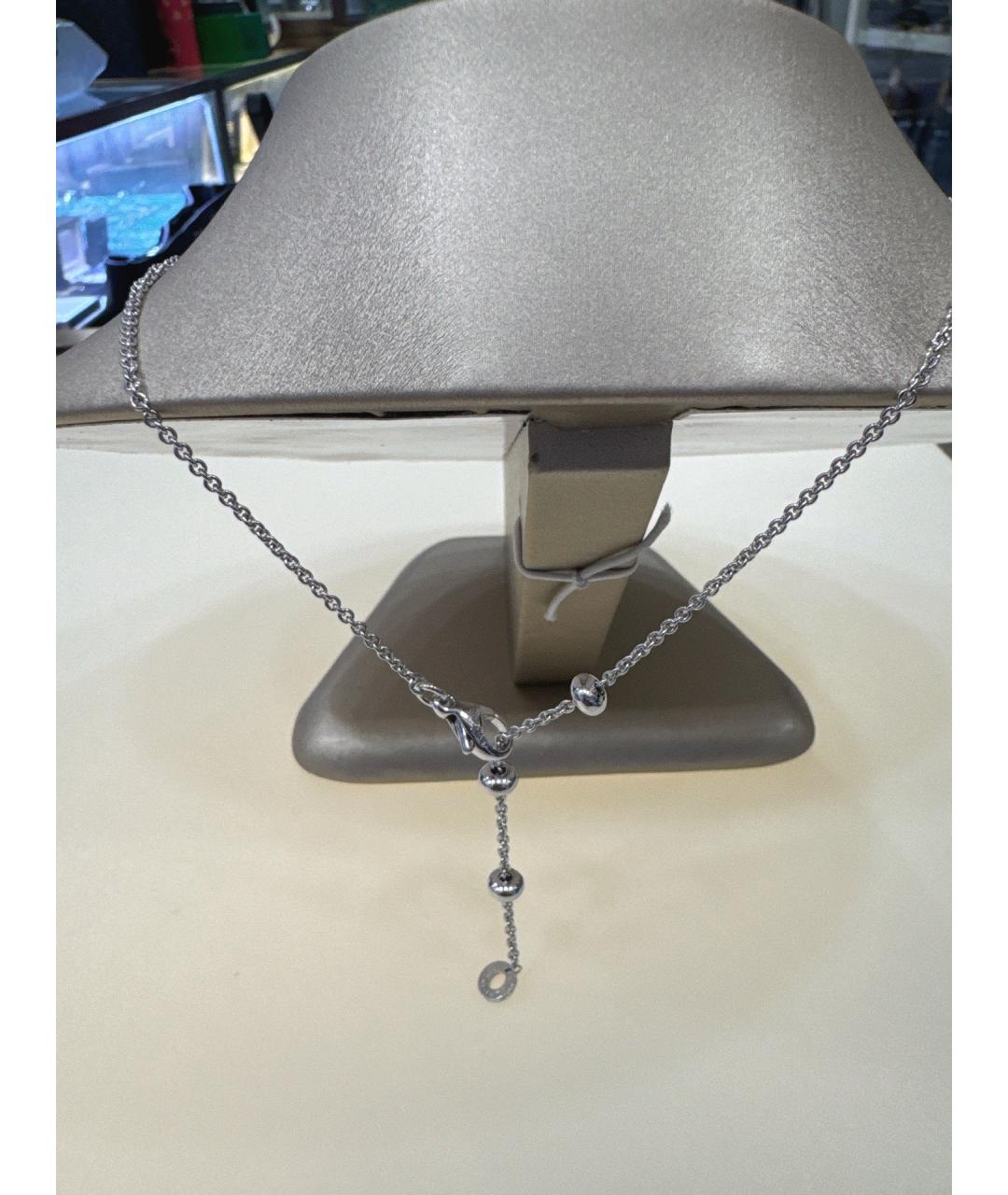 BVLGARI Серебряная подвеска из белого золота, фото 4