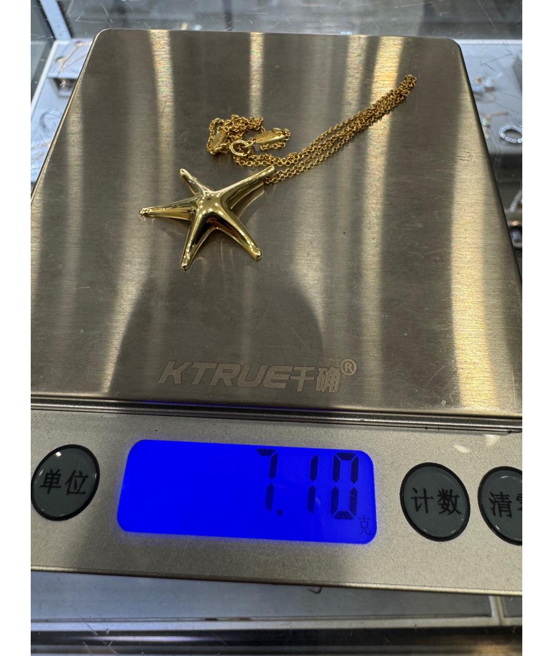 TIFFANY&CO Золотая подвеска из желтого золота, фото 6