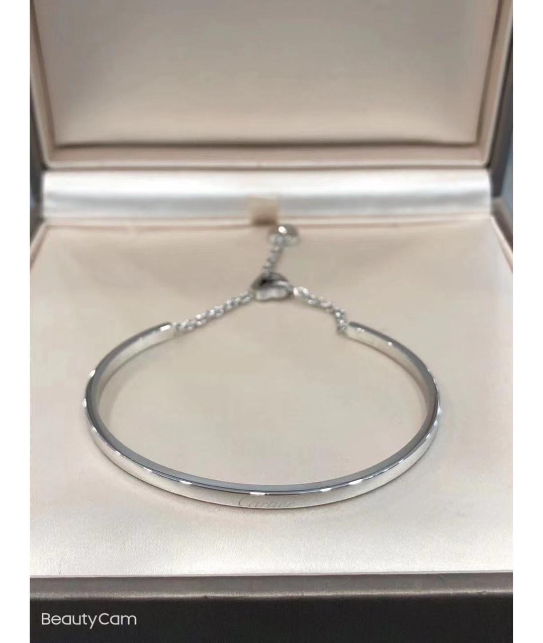 CARTIER Серебрянный браслет из белого золота, фото 5