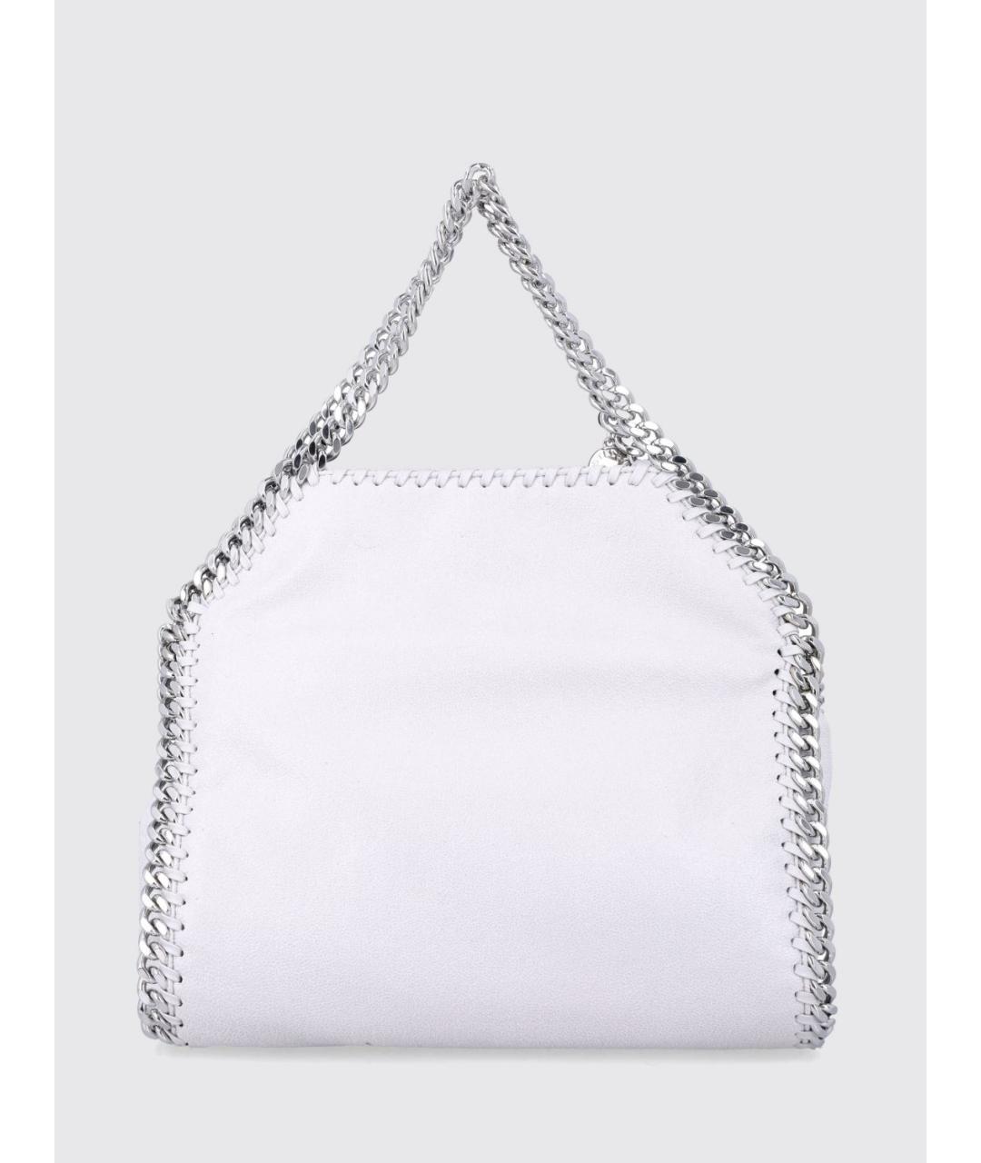 STELLA MCCARTNEY Серая синтетическая сумка с короткими ручками, фото 2