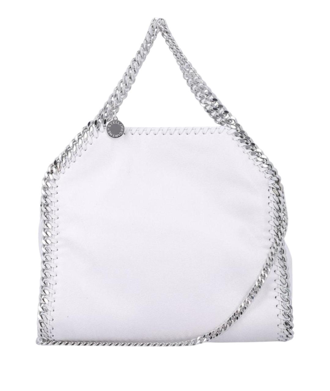 STELLA MCCARTNEY Серая синтетическая сумка с короткими ручками, фото 1