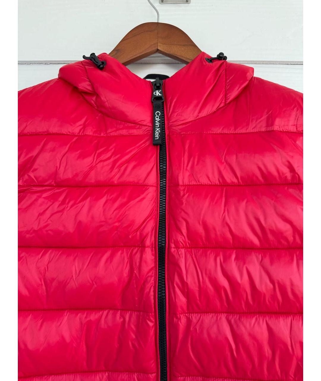 CALVIN KLEIN Красный полиэстеровый жилет, фото 2