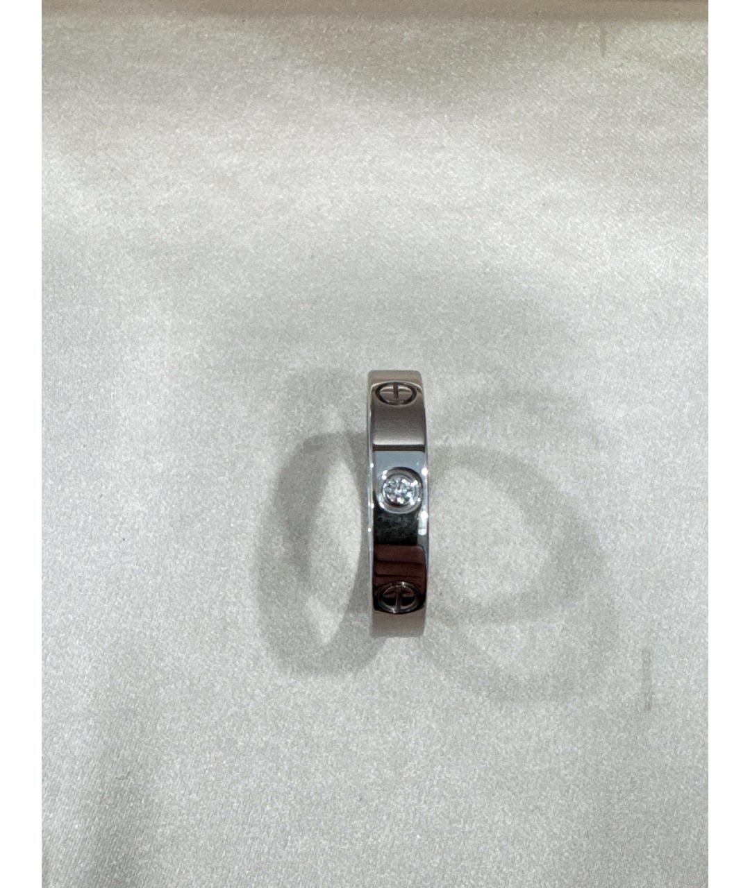 CARTIER Серебряное кольцо из белого золота, фото 5