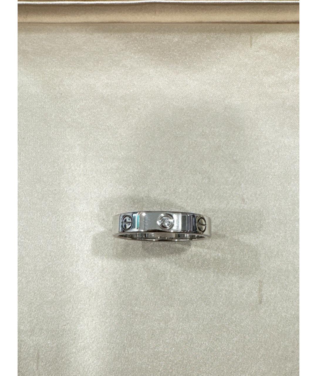 CARTIER Серебряное кольцо из белого золота, фото 3