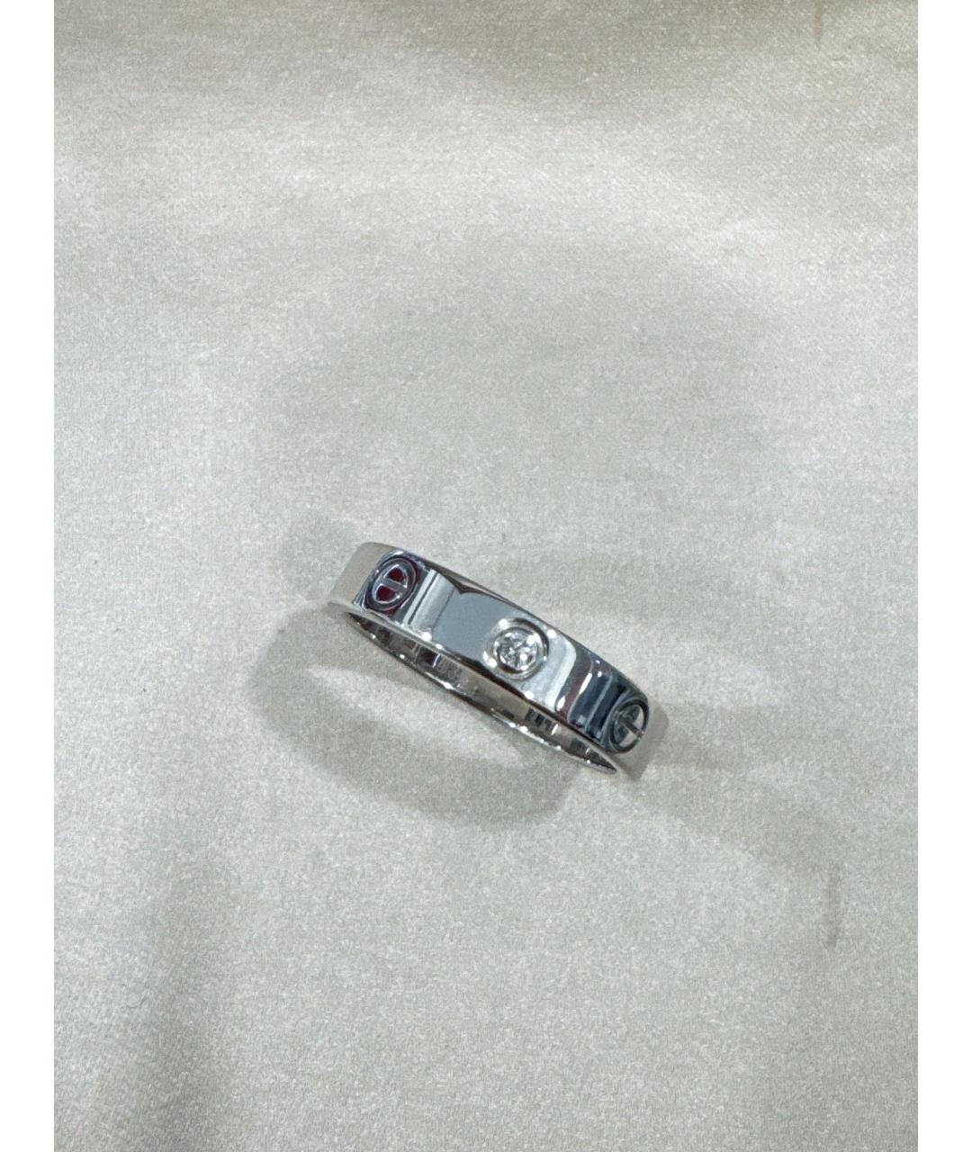 CARTIER Серебряное кольцо из белого золота, фото 4