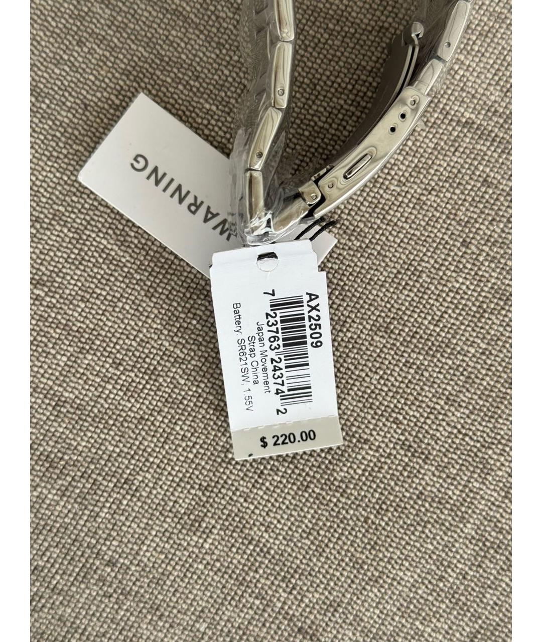 ARMANI EXCHANGE Серебряные стальные часы, фото 4