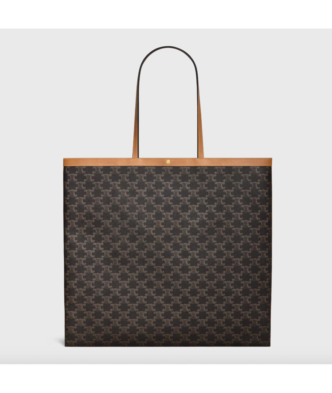 CELINE Коричневая сумка тоут, фото 3