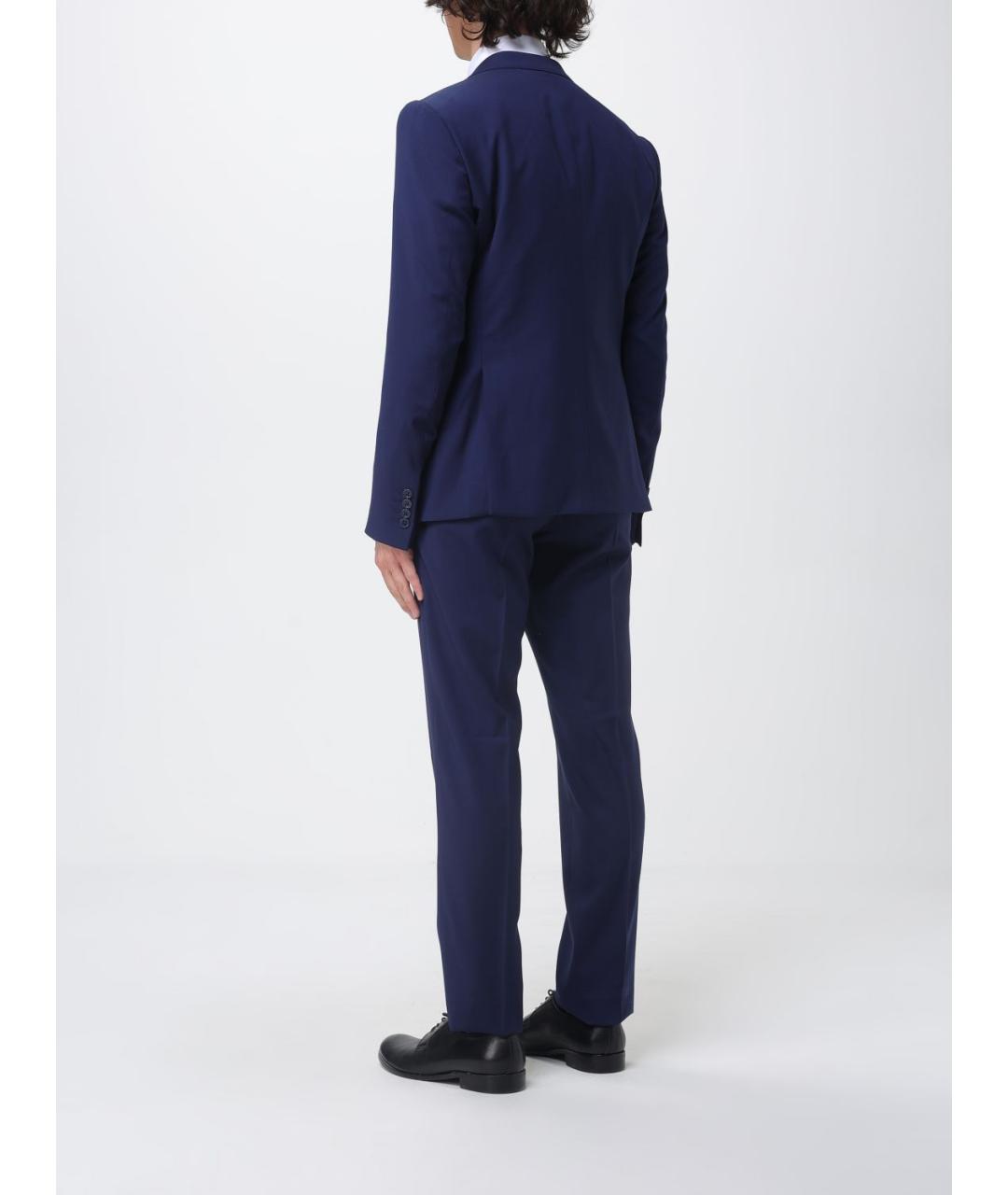 EMPORIO ARMANI Синий классический костюм, фото 3