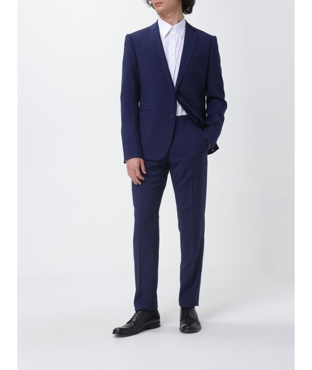 EMPORIO ARMANI Синий классический костюм, фото 2