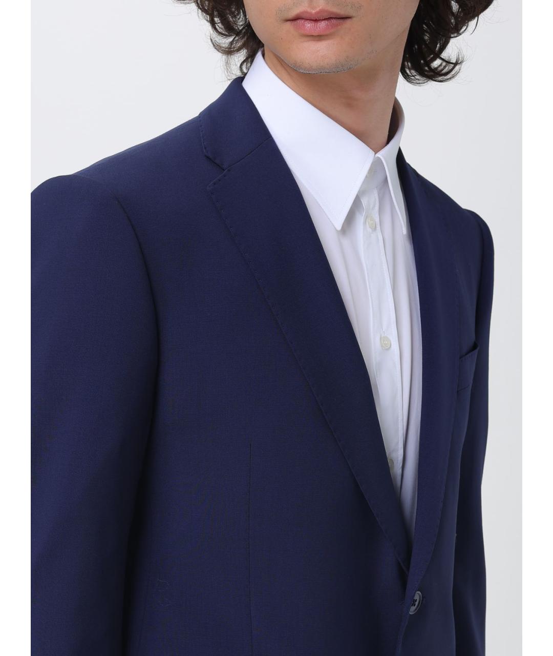 EMPORIO ARMANI Синий классический костюм, фото 5