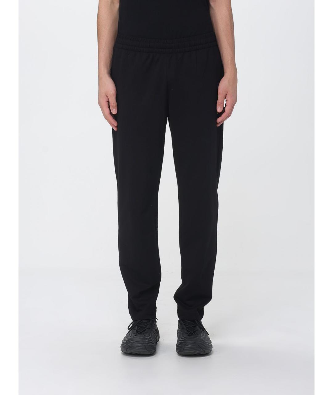 EA7 Черный хлопковый спортивный костюм, фото 6