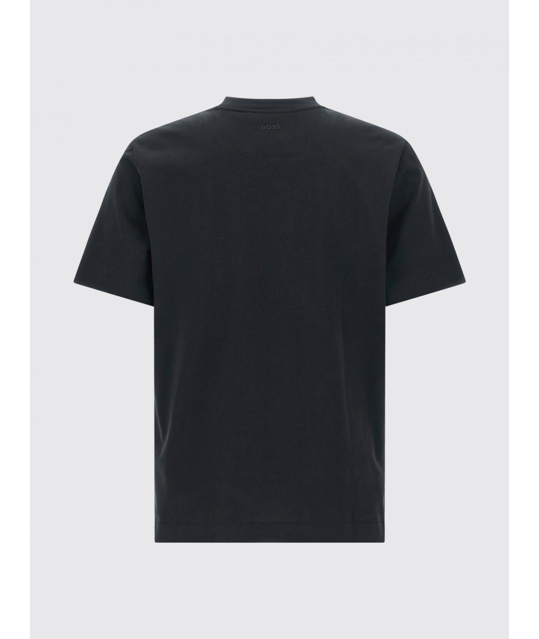 HUGO BOSS Синяя хлопковая футболка, фото 3