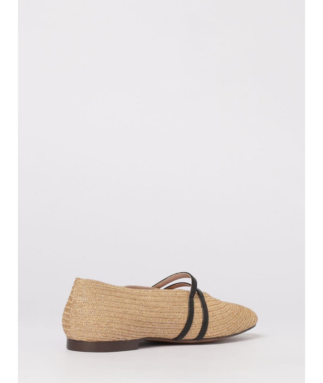 COCCINELLE Бежевые синтетические балетки, фото 3