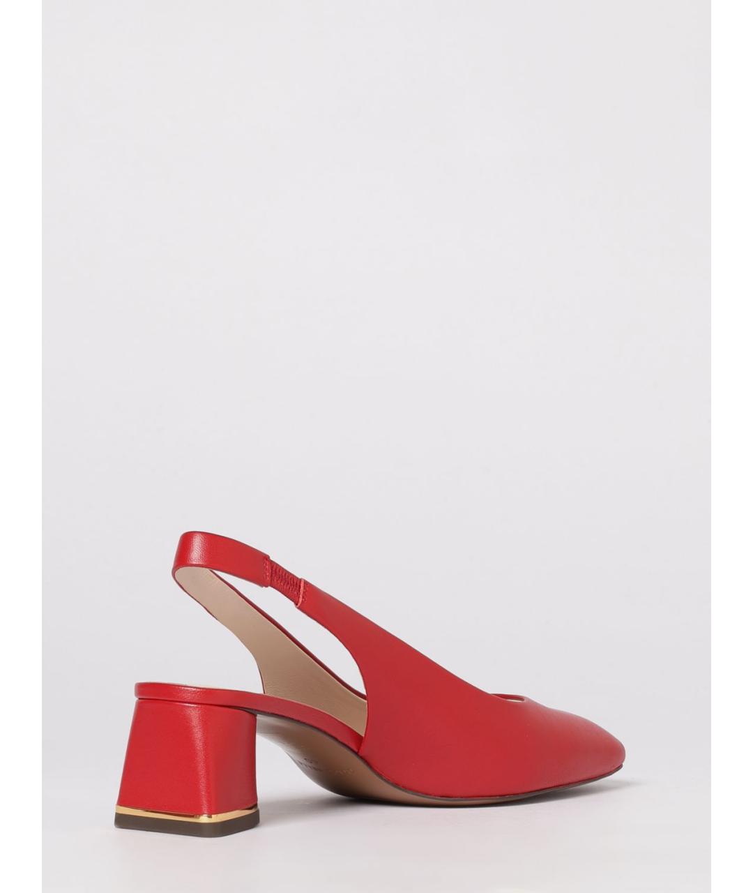 COCCINELLE Красные кожаные туфли, фото 3