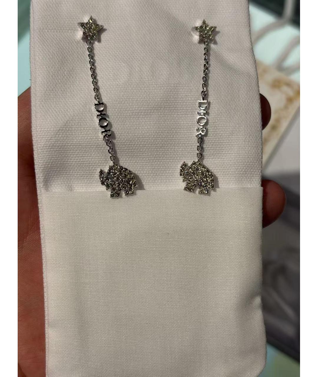 CHRISTIAN DIOR Серебряные серьги, фото 3