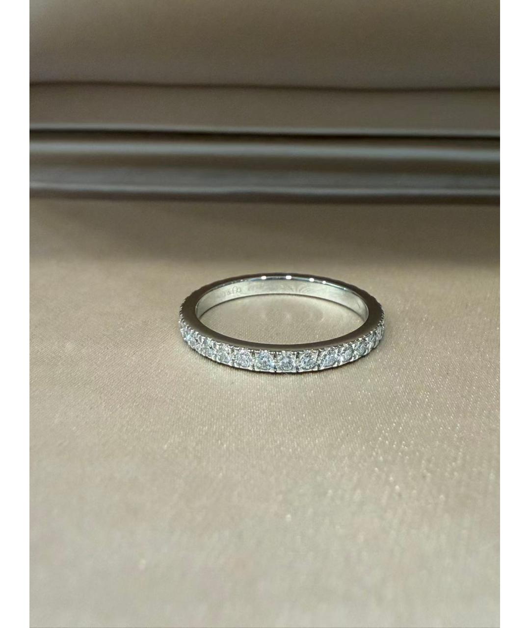 TIFFANY&CO Серебряное платиновое кольцо, фото 2